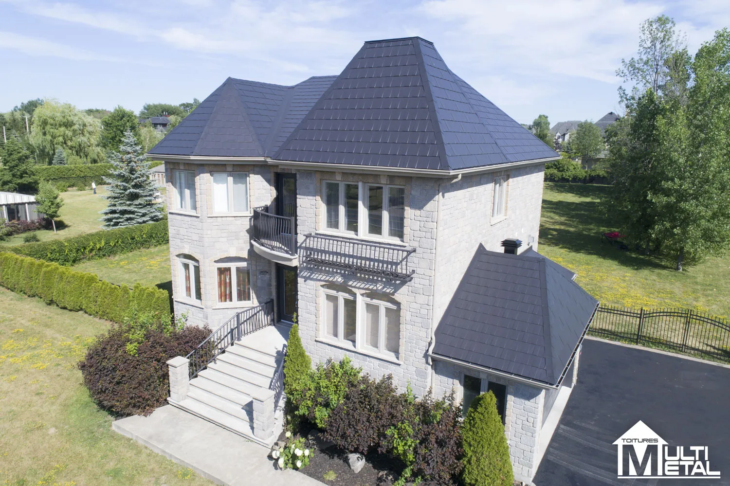 Metal roof installation